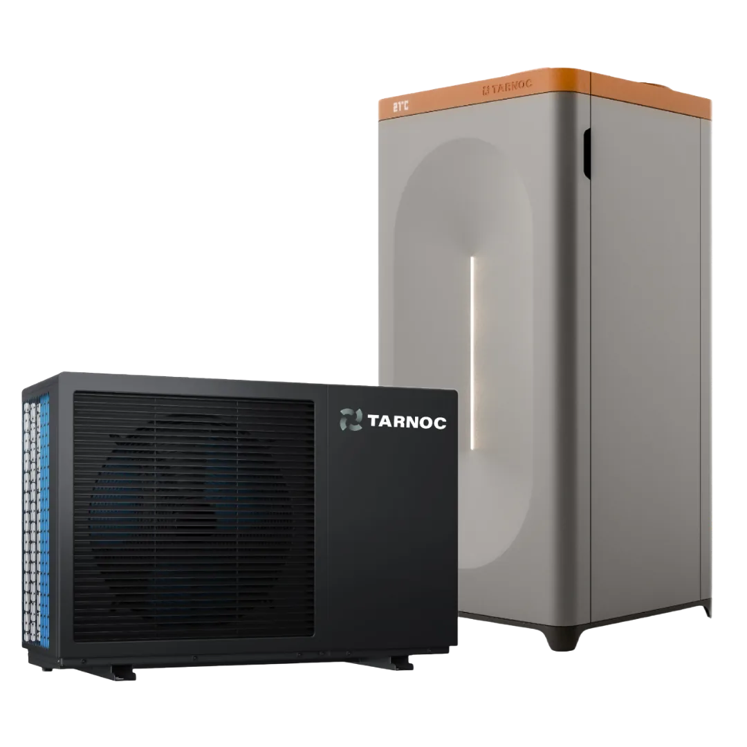 Tarnoc Combi Max: the turbine unit with its outdoor unit